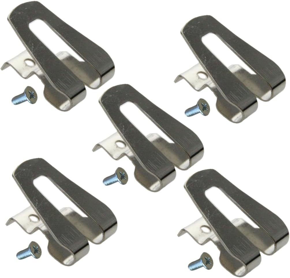5pcs Belt Clips, Suitable for Rid-gid R86035 18V Power Tools Drill Tool Clips Hook Kit