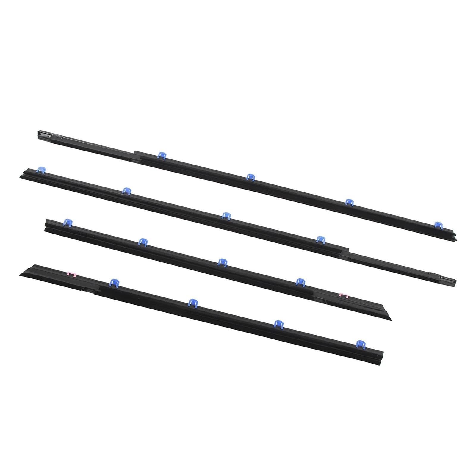 Ysdsls One Color Car Accessories Window Moulding Trim Outer Door Seal Belt Weatherstrip Set For Civic Sedan 2012-2015