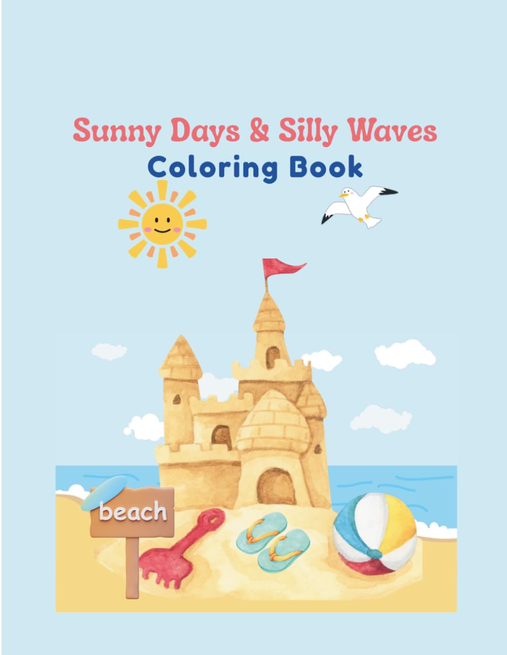 Sunny Days & Silly Waves Coloring Book
