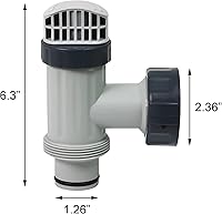 Vista 6 de Intex - Conjunto de válvula de émbolo para piscinas grandes