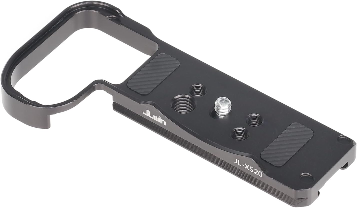 FocusFoto Quick Release Baseplate QR Plate Mount for Fujifilm X-S20 Mirrorless Camera, Compatible with Arca-Swiss Standard Tripod Ballhead