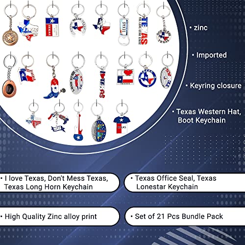 Llaveros de recuerdo de Texas: soluciona la pérdida de llaves con estilo 2