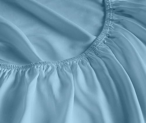 Miniatura 5 de Sábanas tamaño matrimonial XL, sábanas de dormitorio matrimonial XL, sábanas extralargas 100% microfibra, juego de ropa de cama matrimonial XL de 4