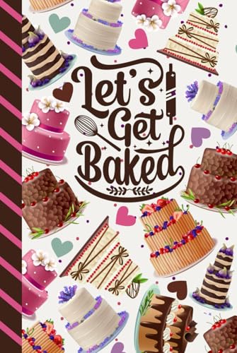 Address and Password Book Combo: Hardcover / Large Print / Discreet / Log Home - Email Addresses - Phone Numbers / Track Birthdays / Web Login Keeper ... / Cake Lover - Bake Baker Baking Theme Cover