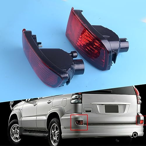 Nonuink Lentille Feu Arrière 81590-60141 81580-60111 Voiture Gauche Droite Pare-Chocs Arrière Rouge Réflecteur Feu Arrière Lampe pour Toyota pour 4Runner 2003 2004 2005 – vue 5
