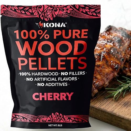 Kona 100% Cherry Smoker Pellets, Intended for Ninja Woodfire Outd...