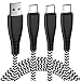 USB Type-C Charger Cords 3FT 3FT 6FT for Samsung Galaxy A50 A20 S10E S10 Plus S20 S20+ Ultra Tab S4 S5E Note 10 9 A40 A30 A70 A80,LG G8 V35 Thinq,Moto Z3 Z2 Play Phone Charging Cable,Fast Charge Wire