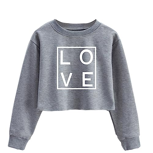 Cute Cartoon Graphic Sweatshirt for Girls