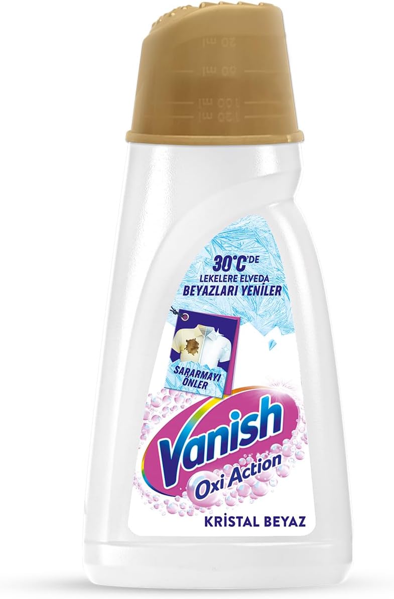 Vanish Kosla Multipower Beyazlar için Leke Çıkarıcı ve Çamaşır Deterjanı Güçlendirici Sıvı (1 x 1000 ml)