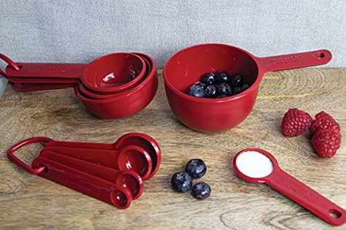KitchenAid Universal Measuring Spoon Set, Durable and Easy to Clean, Empire Red, Set of 5