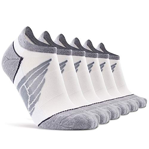 Image of Busy Socks Compression Ankle Cushioned Running Sport Socks for Men Women, Low Cut Arch Support Tab Athletic Socks 3 Pairs