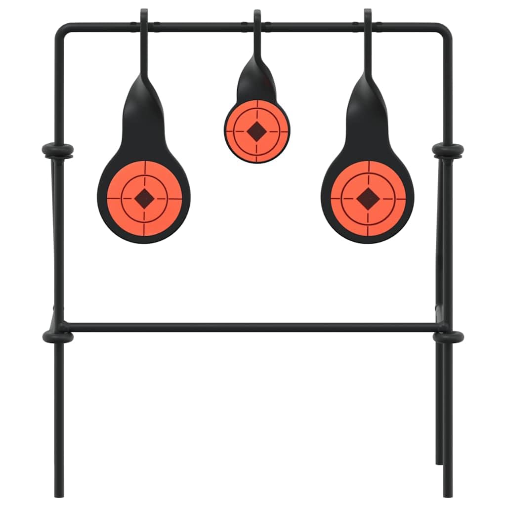Generico Bersaglio Che Si ripristina Nero 26 x 13 x 31 cm Acciaio,Articoli Sportivi,Ricreazione all'aperto,Caccia e tiro a Segno,Accessori per tiro a Segno e poligono,Bersagli-42013602