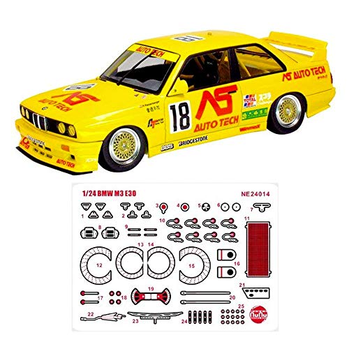 Maquette BMW M3 E30 NUNU 1:24, l'excellence du modélisme automobile de collection d'une icône 1991