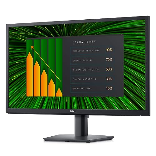 Image of Dell-E2423HN (60.45cm) FHD Monitor 1920x1080@60 Hz, VA Panel, Brightness 250 cd /m, Anti-Glare, Colour Gamut 72% (CIE 1931), 83% (CIE 1976), Response Time, 5ms (G-to G Fast), 3 Year Warranty., Black