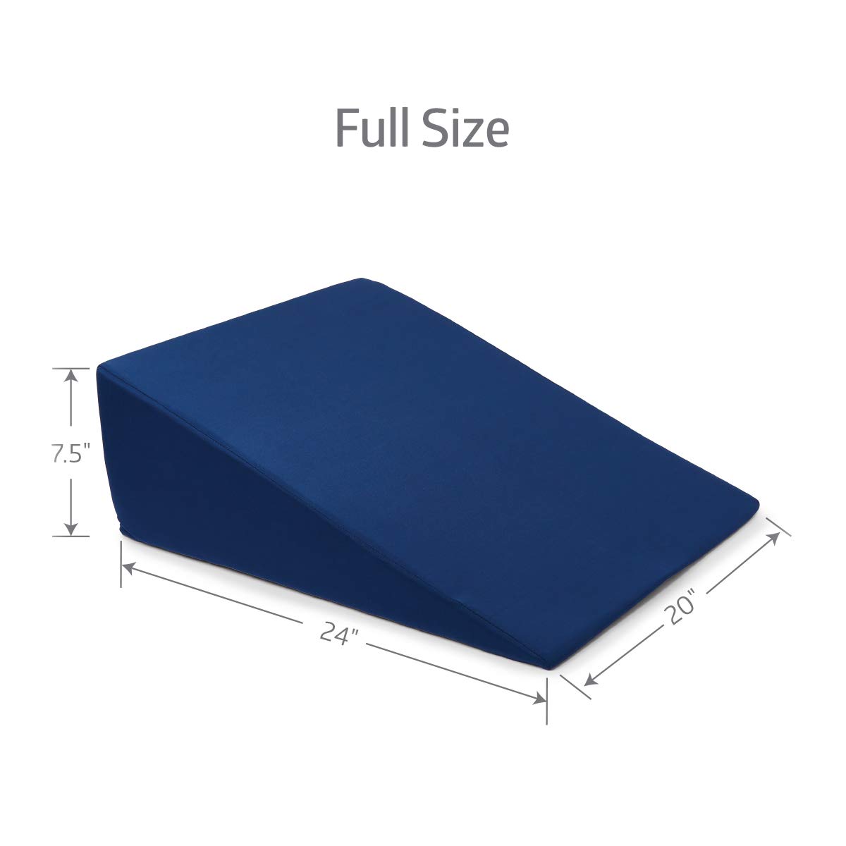 Medline Bed Wedge Pillow, Multi-Position 7.5 inch Wedge Cushion for Legs or Upper Body, Wedge Pillow for Acid Reflux, Snoring, Sinus Issues, or After Surgery : Health & Household