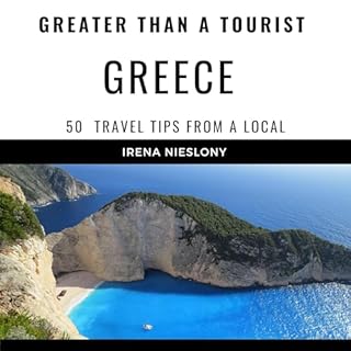 Diseño de la portada del título 50 Travel Tips from a Local Greece