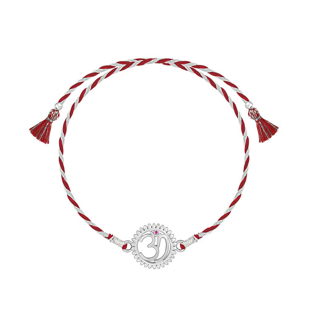 GIVA Mandala Om Silver Rakhi | Gifts for Men and Boys | With Certificate of Authenticity and 925 Stamp | 6 Months Warranty* (B0D7HNPY4X) Amazon Price History, Amazon Price Tracker