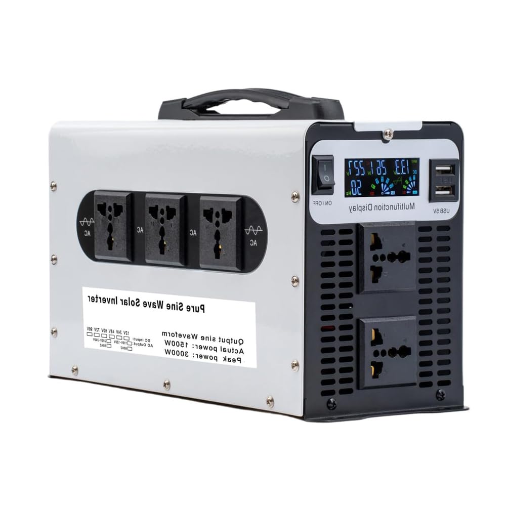 Onduleur 3000W pur sinus basse fréquence résout les pannes de courant en camping-car