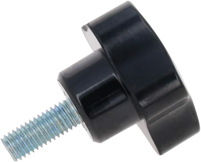 Othmro Black 10mm(M10) x 40mm Thread Replacement Star Hand Knob Tightening Screws 10Pcs