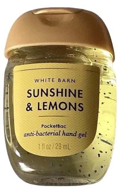 Bath & Body Works Pocketbac Hand Gel - Classic Scents - 1 oz - Pack of 1 (Sunshine and Lemons)