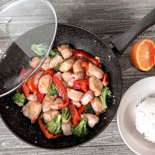 Wok con Tapa Antiadherente 32 cm miniatura 3