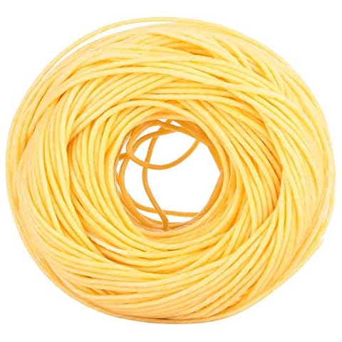 Nikou 2mm natürlicher Bienenwachs-Kerzendocht, Beschichtungsfaserdocht DIY 200 Fuß duftender Kerzendocht Cover