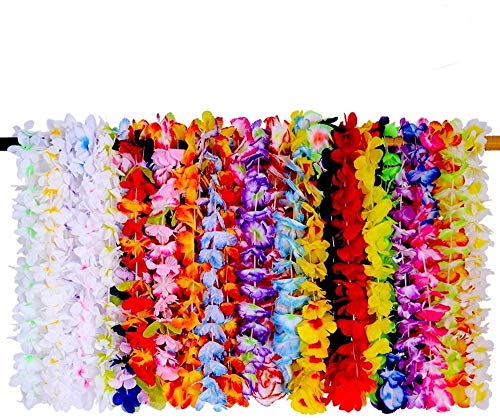 SIROD 36 Piezas Collares Hawaianos Fiesta Guirnaldas de Flores Lei Hawaianas para...