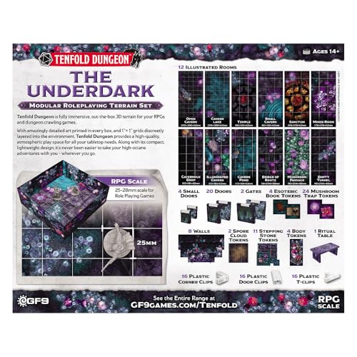 Gale Force Nine - Tenfold Dungeon - The Underdark miniatura 3