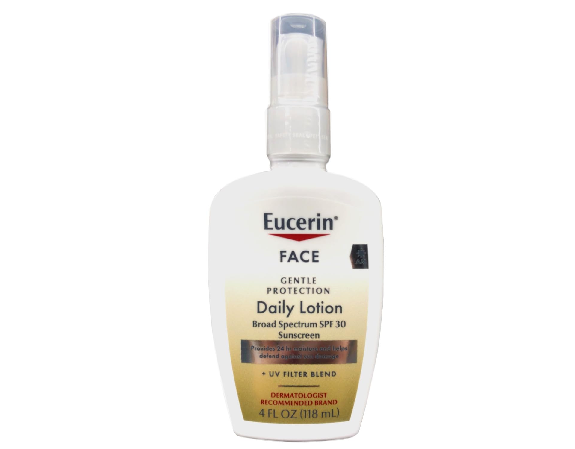 Eucerin AM Face Gentle Protection Daily Lotion SPF 30 Sunscreen, 24-Hour Moisture, 4 fl oz (Pack of 3)