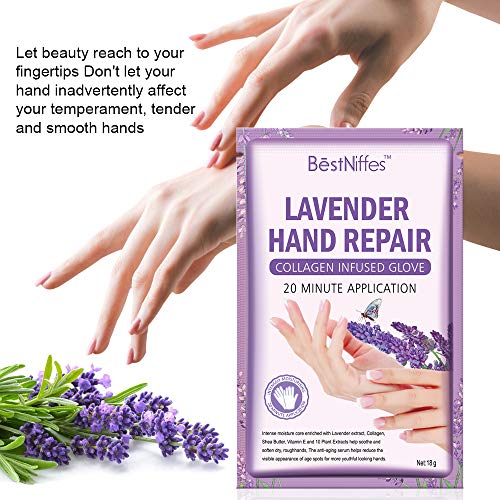 Hand Peel Mask,Moisturizing Gloves,Moisturizing Natural Therapy Gloves,Exfoliating Hand Peeling Mask for Dry Hands, Repair Rough Skin for Men Women (3Pack) - Image 3