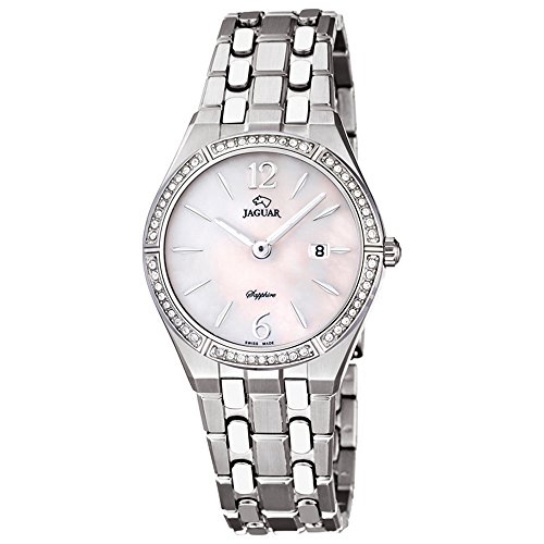 Montre Jaguar J673/1 chic montre quartz suisse et bracelet en acier pour femme active