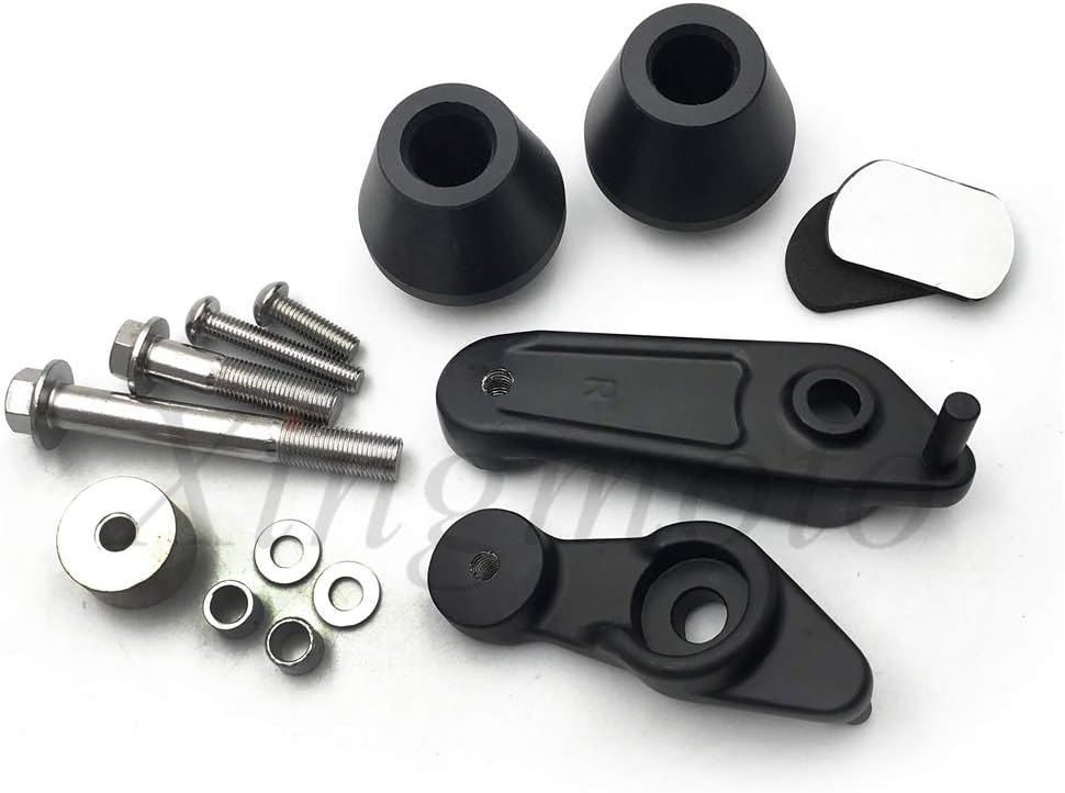 NBX- No Cut Frame Slider For Compatible with 2009 2010 2011 2012 Yamaha Yzf R1 Yzfr1 Yzf-R1 Black