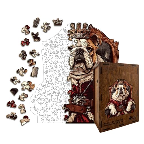 Puzzle en bois adulte pour évacuer le stress avec ce puzzle chien