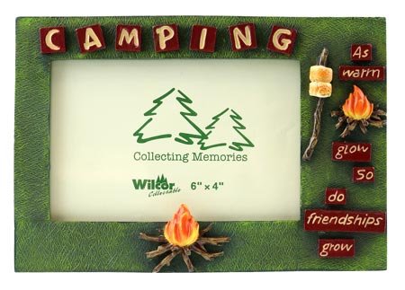 As Warm Fire Glow, So Do Friendships Grow - Photo Frame, 4x6