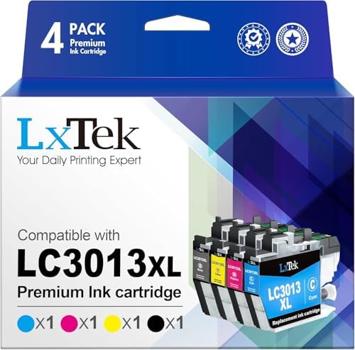 LC3013 Ink Cartridges BK/C/M/Y High Yield Compatible for Brother LC3013 LC3011 LC3013XL LC 3013 for Brother MFC-J497DW MFC-J895DW MFC-J491DW