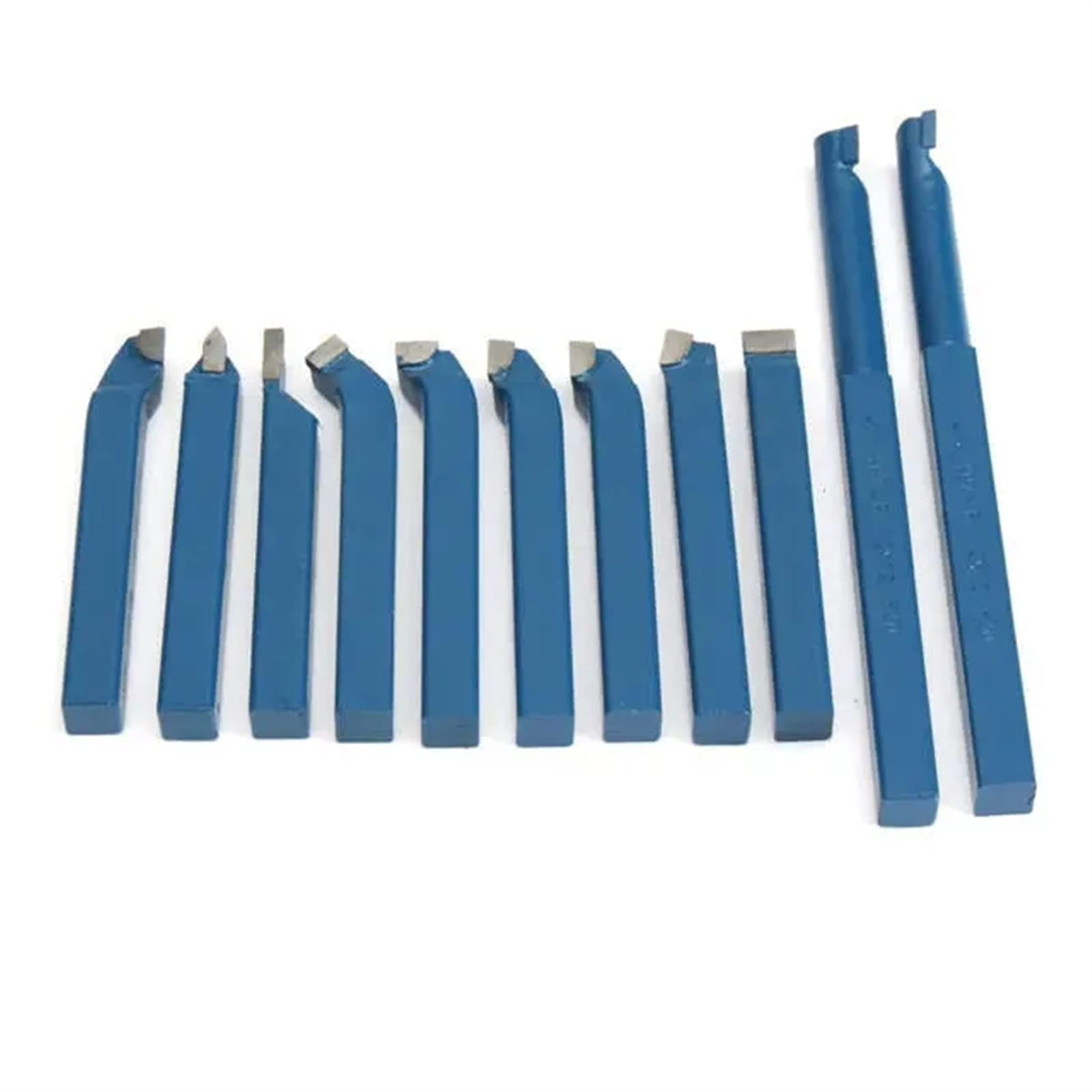 Kit Di Utensili Per Tornitura E Saldatura Con Punta In Carburo Da 38 Pezzi, Set Da Taglio Per Tornio, Punta In Carburo C 6, Corpo In Acciaio, 7 Specifiche Per Torni Generici - Foto 11