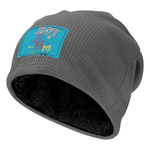 Bonnet pour hommes et femmes cadeau original de Thanksgiving bonnet léger extensible gris