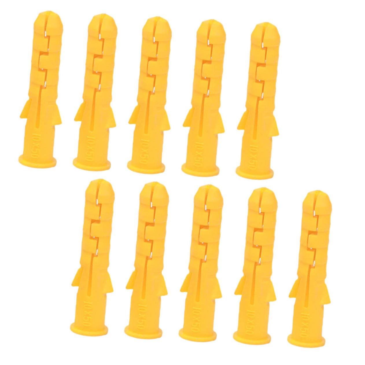 STOBAZA Innovative Design Plastic Expansion Tube Kit 200pcs for Concrete Brick Gypsum Board High-Toughness