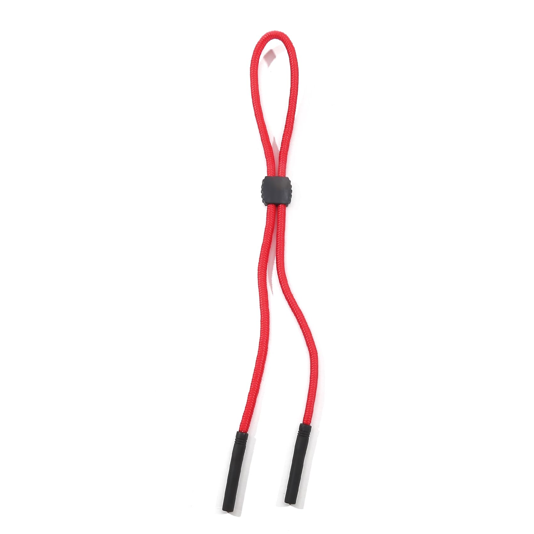 Sports Glasses Strap Adjustable Sunglasses Cord Retainer Safety Eyeglass Lanyard (Red)