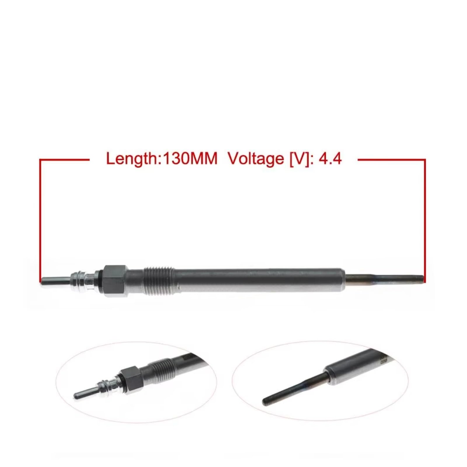 Candele di preriscaldamento per Audi A3 Limousine 2013 2014 2015 2016 2017-2020 4.4V, Set di 4 candelette di preriscaldamento per avviamento Motore 0250403009