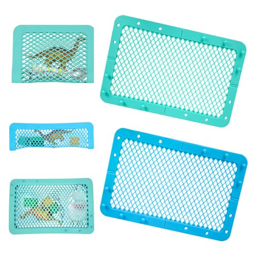 RMERVE Silicone Dishwasher Basket for Baby Items Dishwasher Bag for Small Items Dishwasher Bottle Parts Basket Bottle Nipples Baby Dishwasher Breast Pump Accessories Pacifier Toy Parts (Blue, Green)