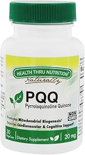 Health Thru Nutrition - PQQ Mitochondrial Biogenesis Support 20 mg. - 30 Vegetable Capsule(s)