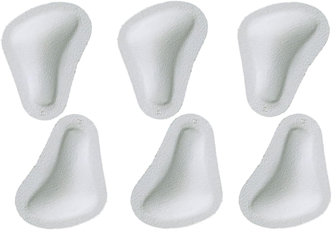 Pedag T-Form | German Made | Metatarsal Foot Pads for Pain Relief | Anatomically Correct | Vegetable Tan Leather | Self Adhesive | White | Size Med, Fits US W 8-10 / US M 7 | 3 Pairs - Amazon product rated Grade A
