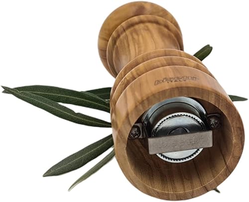 Miniatura 3 de Bisetti Molinillo de sal Imperia de 9 pulgadas, marrón