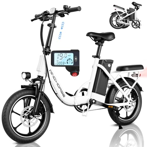 Electric Bike for Adults, Folding Ebike with 630w Peak Motor,