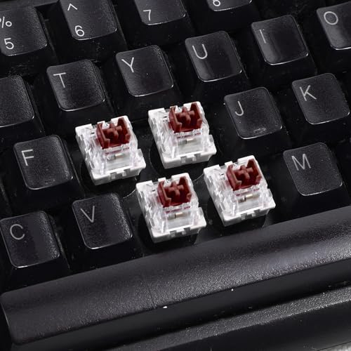 Image of Mechanical Keyboard Switches, 50 Pcs 3 PIN Brown Keyboard Clickers Replacement Dustproof Clicky Switches for Most Mechanical Gaming Keyboards