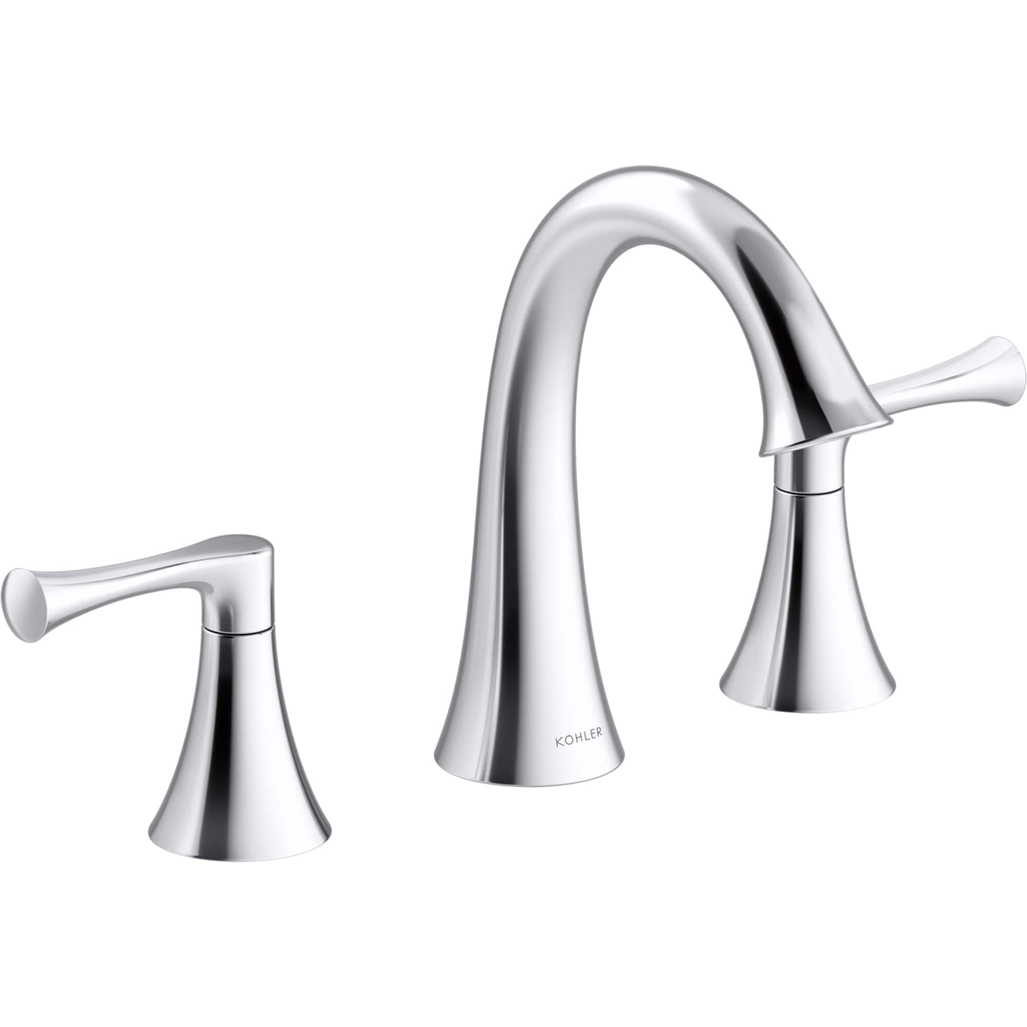 Robinet de salle de bain large Buckley anti éclaboussure et calcaire