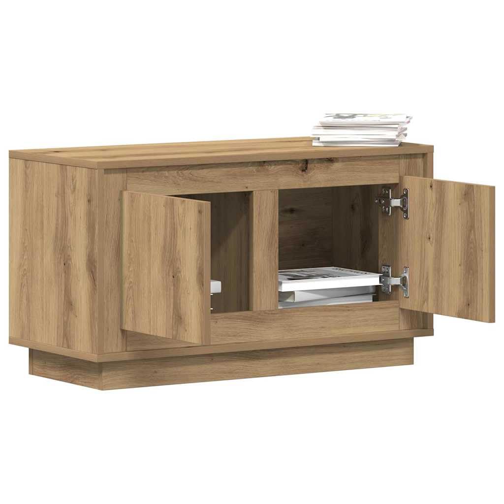 vidaXL Szafka pod telewizor 80 x 35 x 45 cm dąb artisan