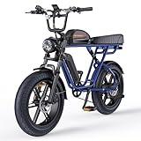 ENGWE M20/M1 Bicicleta Electrica Hombre | 20"×4.0 Fat Tire Bici Eléctrica | Autonomía máxima de 75 KM/150 KM/90 KM/170 KM con 48V 13Ah/26Ah/15.6Ah/28.6Ah Batería | 7 Velocità | E-MTB