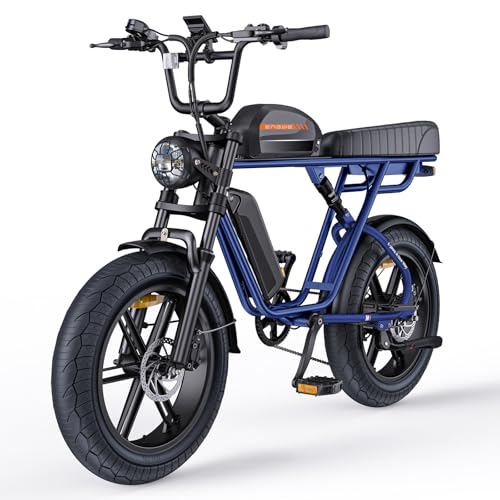 ENGWE M20/M1 Bicicleta Electrica Hombre | 20"×4.0 Fat Tire Bici Eléctrica | Autonomía máxima de 75 KM/150 KM/90 KM/170 KM con 48V 13Ah/26Ah/15.6Ah/28.6Ah Batería | 7 Velocità | E-MTB